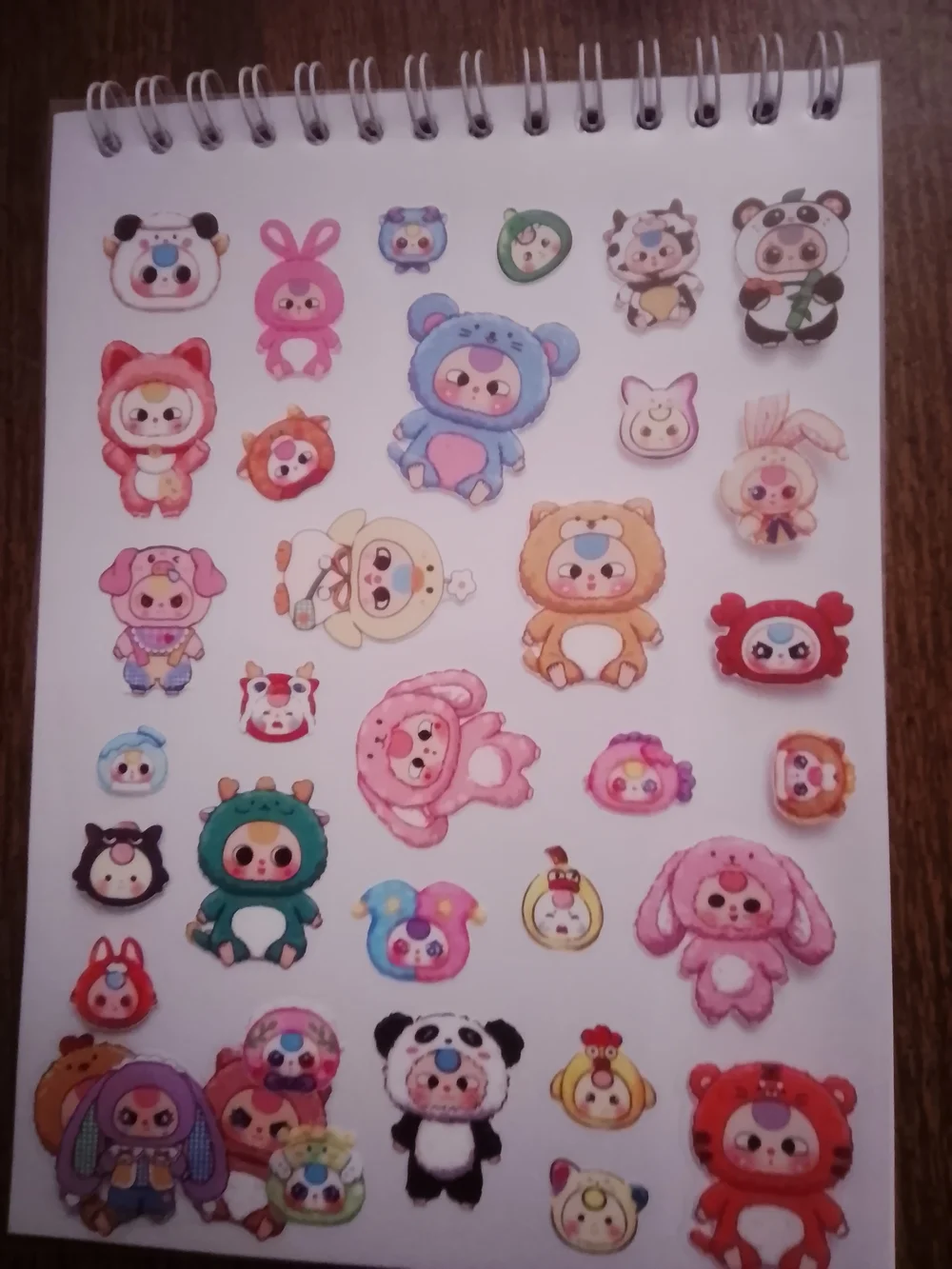 Baby Three Sticker Book - Set Of 4